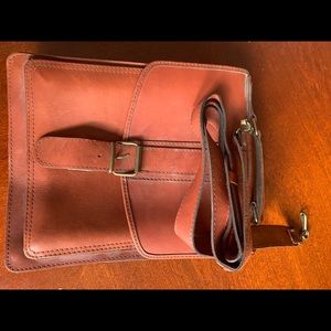 Beautiful NEW leather Moroccan bag.